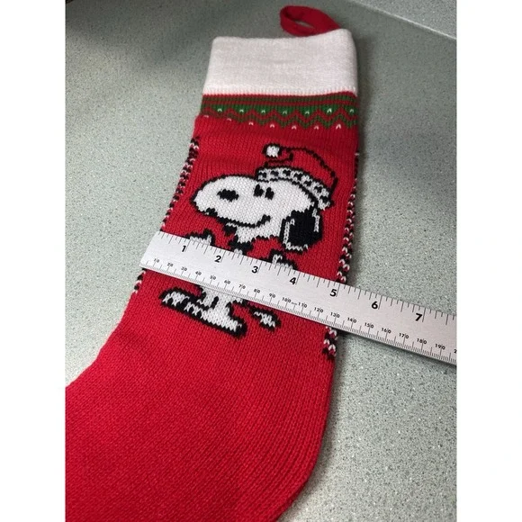 Vintage‎ Ambassador Peanuts SNOOPY Knit Christmas Stocking 1958 50s Taiwan